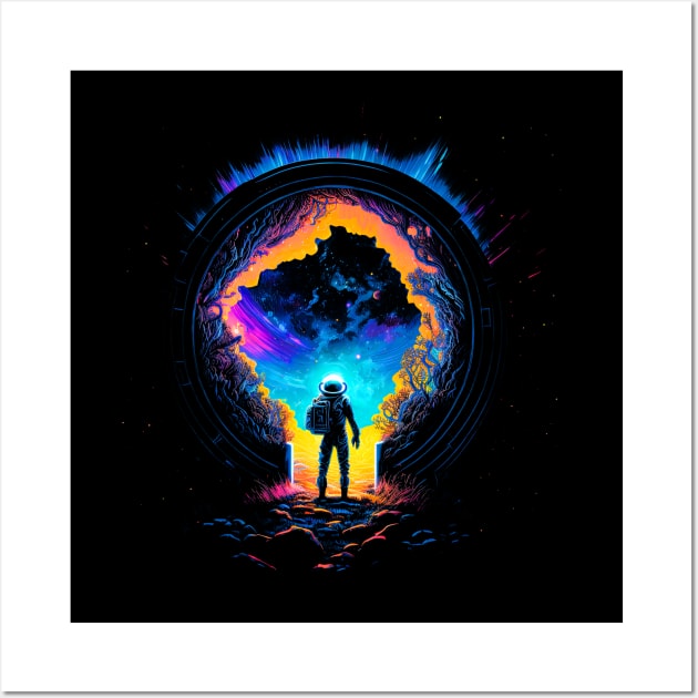 Space Portal Wall Art by koalafish